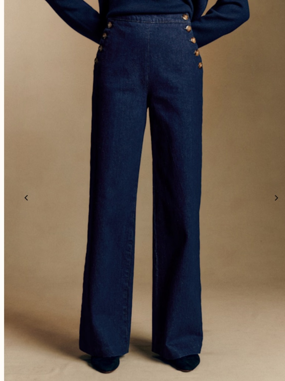 Sezane Marino Trousers - Denim